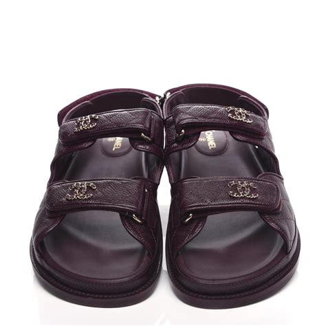 chanel velcro dad sandals.